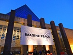 photo of imagine peace banner