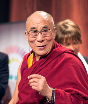 portrait of the 14th Dalai Lama